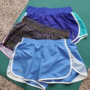 Bundle 3 womens running shorts